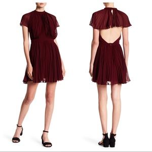 Keepsake The Label Come Back Pleated Mini Dress